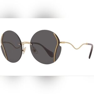 Miu Miu 61mm rimless sunglasses
